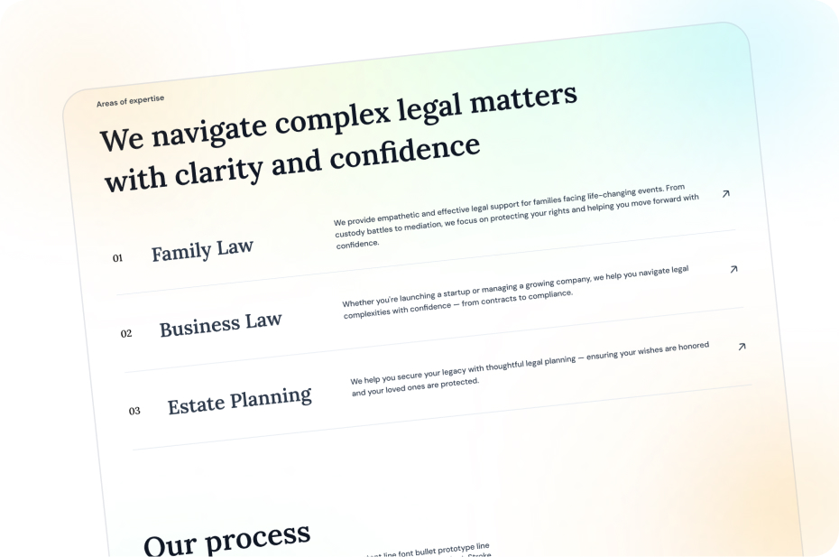 law firm website design