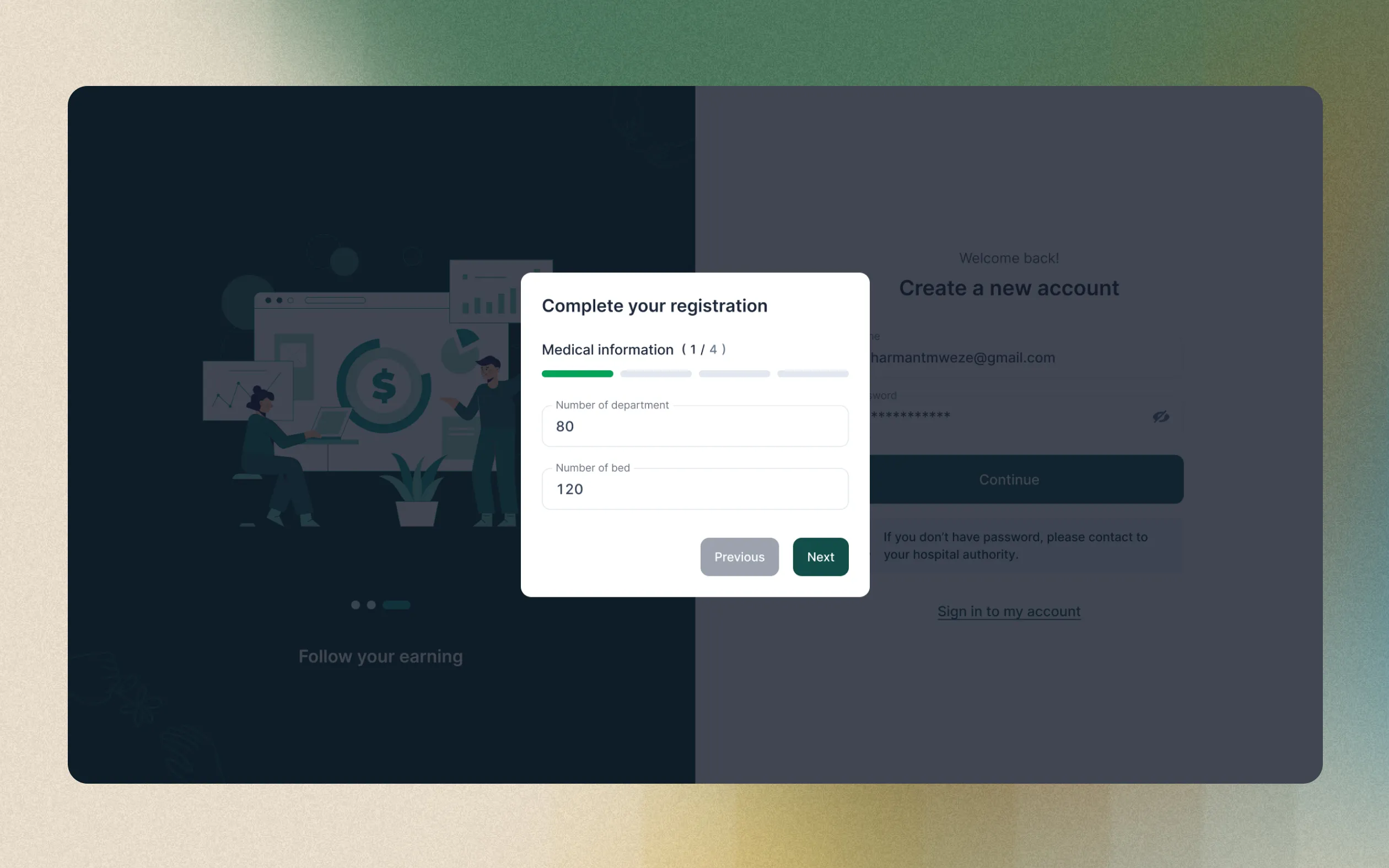 onboarding screen