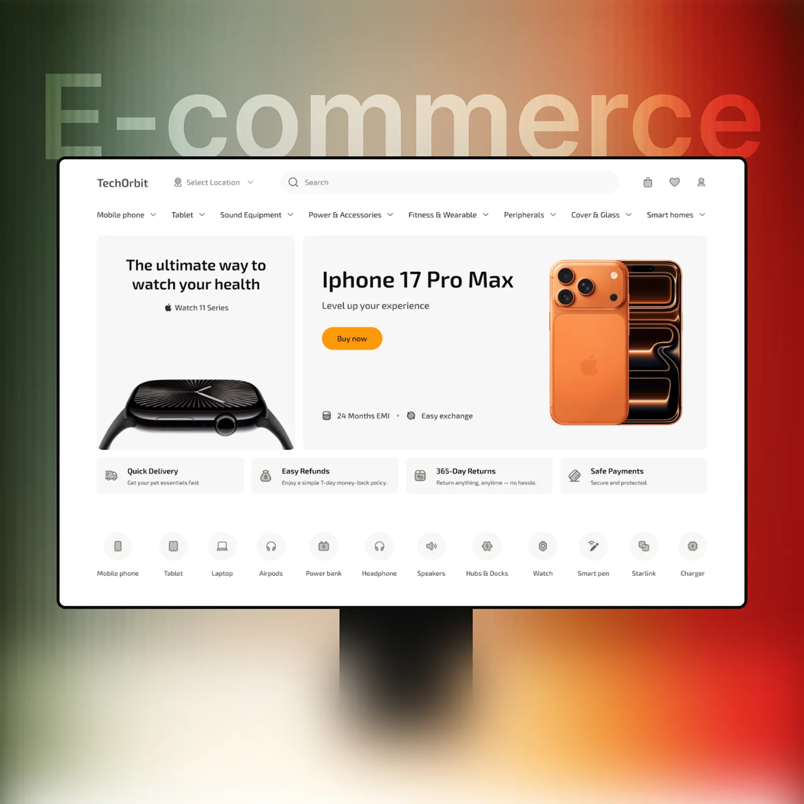 TechOrbit - E-commerce templates for gadgets