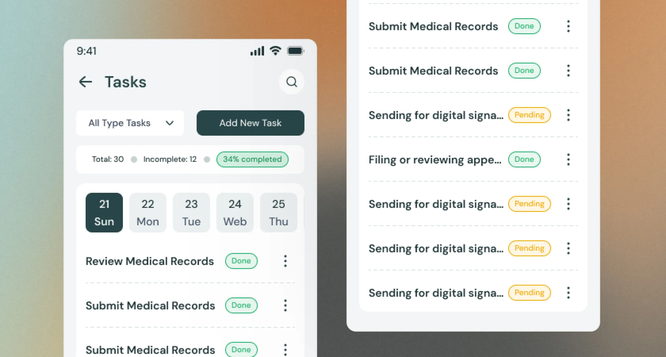 task management list