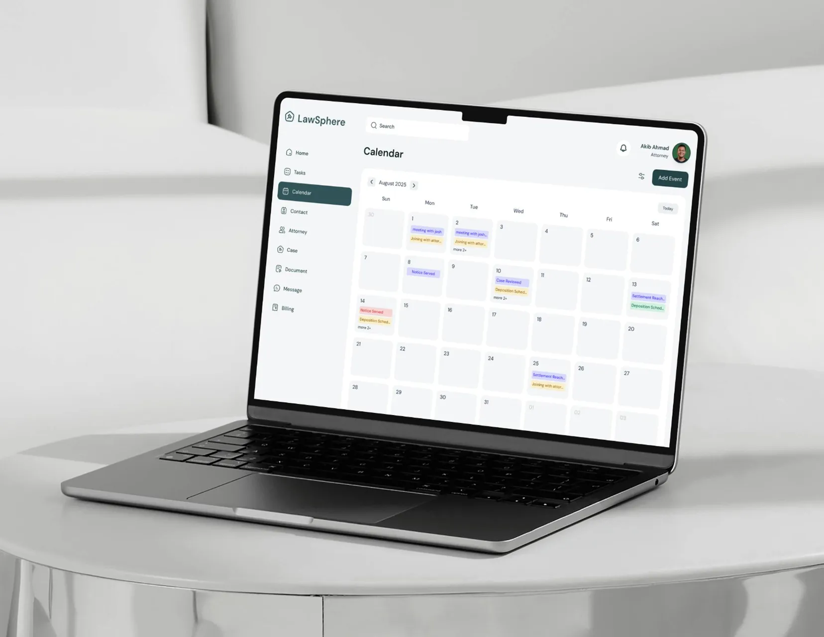 case management calendar