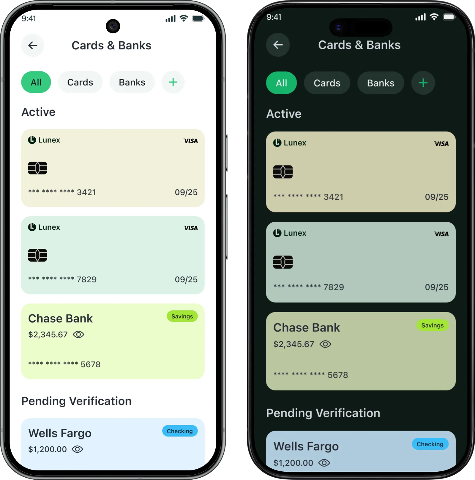 online payment card ui design