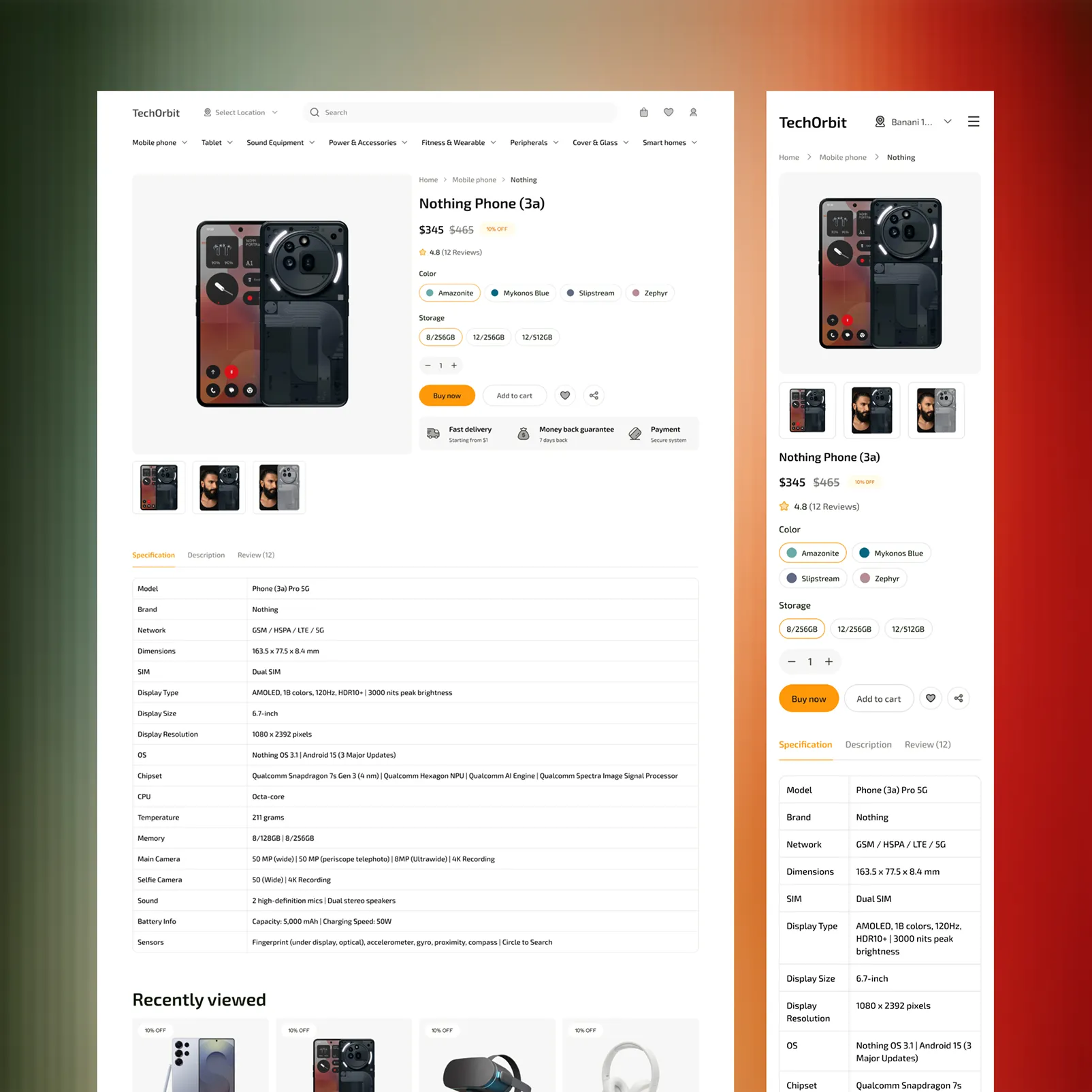 electronics ecommerce template