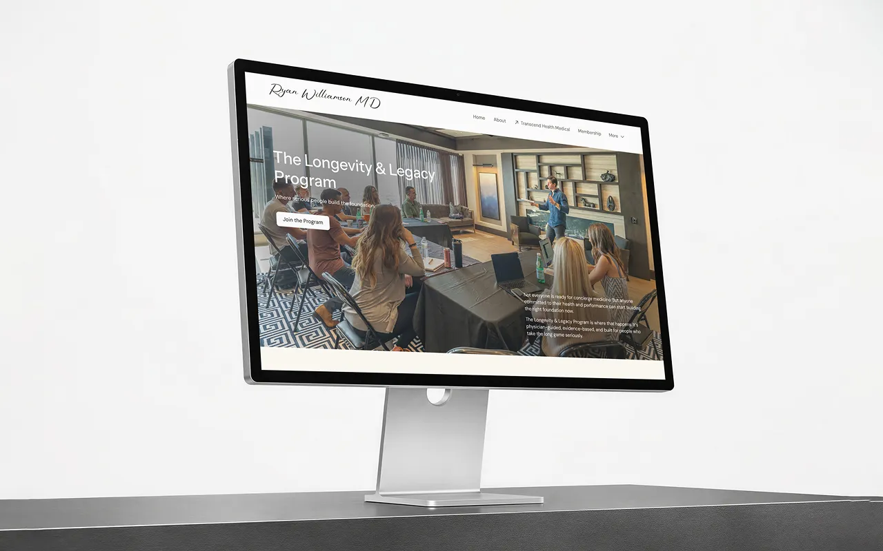 modern portfolio website