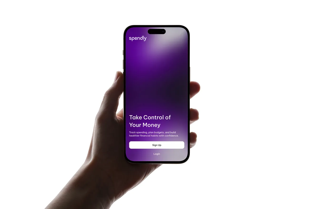 spendly - fintech app design